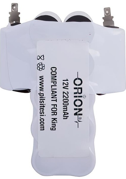 King Uyumlu Orıon 14.4V 2200MAH Şarjlı Süpürge Pili