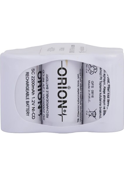 Fakir Uyumlu Orıon 9.6V 2200MAH Şarjlı Süpürge Pili