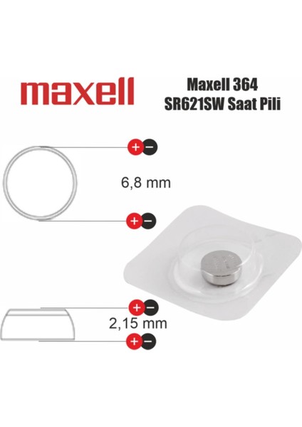 364 SR621SW Saat Pili