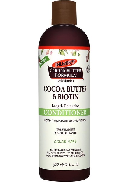 Cocoa Butter & Biotin Conditioner 350 ml Saç Kremi