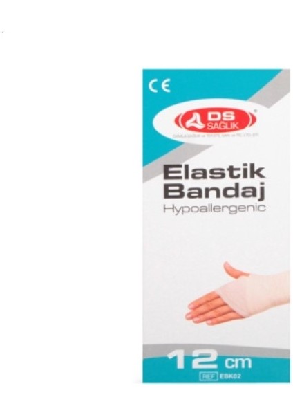 Damla Sağlık Ten Rengi Tıbbi Elastik Bandaj 12CM