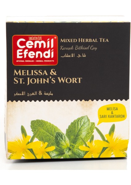 Melisa Sarı Kantaron Çayı 60'lı Süzen Poşet