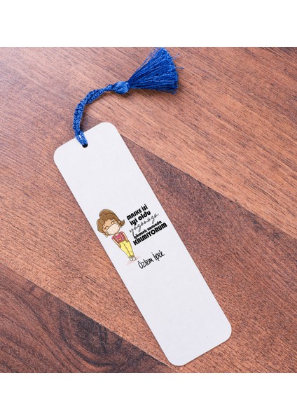 Kişiye Özel Maske Işi Iyi Oldu Tasarım Esprili Kitap Ayracı