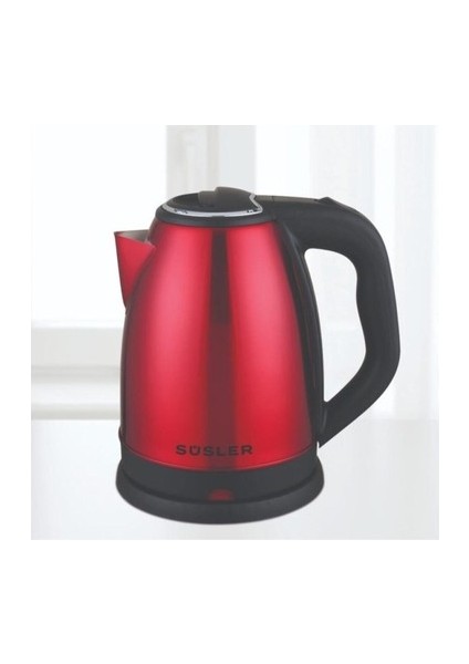 SS-4115 Kırmızı Kettle 2lt