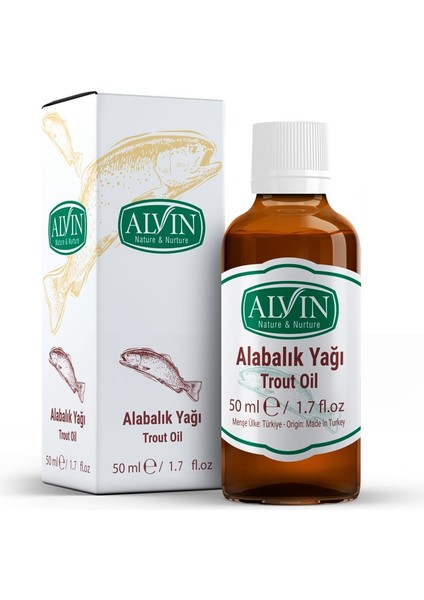 Alabalık Yağı, Doğal, 50 ml