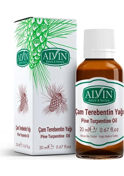 Çam Terebentin Yağı, Doğal, 20 ml