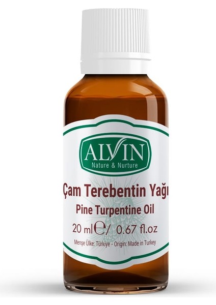 Çam Terebentin Yağı, Doğal, 20 ml