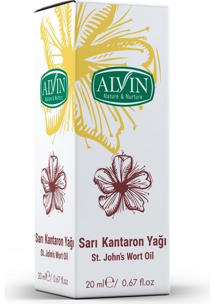 Sarı Kantaron Yağı (St. John's Wort Oil), 20 ml