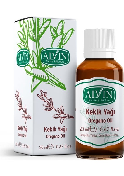 Kekik Yağı (Oregano Oil), Doğal, 20 ml