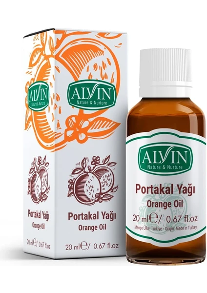 Portakal Yağı (Orange Oil), Doğal, 20 ml