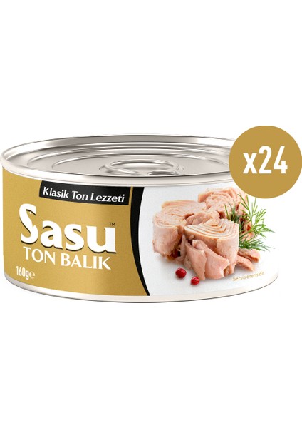 Klasik Ton Balığı 24X160 gr Bütün Dilim