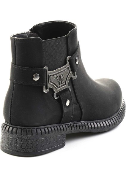 Siyah Nubuk Kadın Bot & Bootie fırsatları