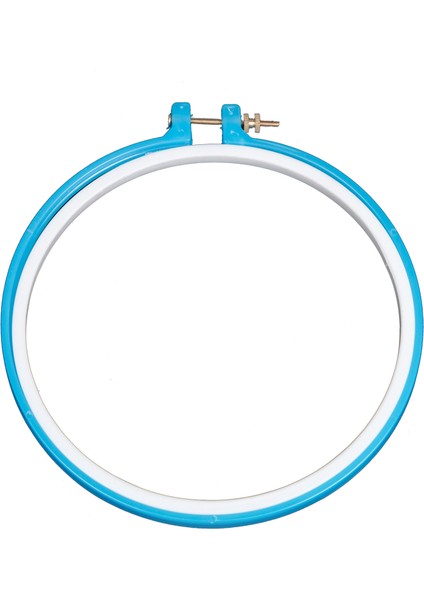 Nakış El Işi Kasnağı Vidalı Plastik 17CM