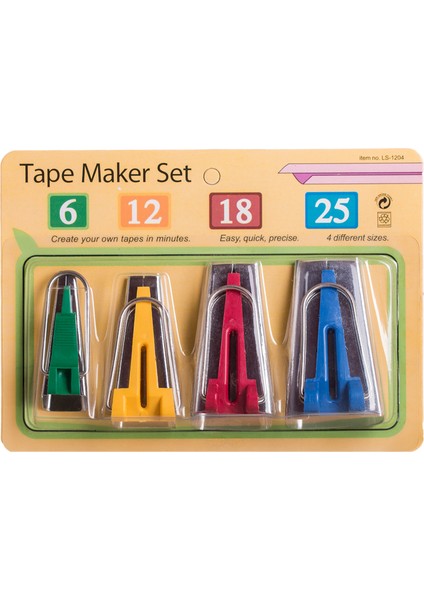 El Biye Kıvırma Aparat Seti 4 Adet