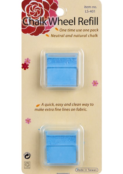 Pudralı Çizgi Taşı Yedek Kartuş Mavi (2 Adet)