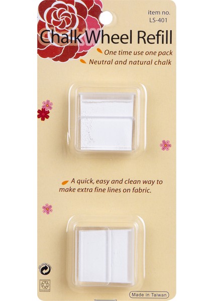 Pudralı Çizgi Taşı Yedek Kartuş Beyaz (2 Adet)