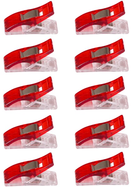 Kumaş Maşası Plastik Küçük 10 Adet