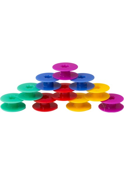 Sanayi Tipi Düz Makine Masura (Karbon Fiber) 10 Adet