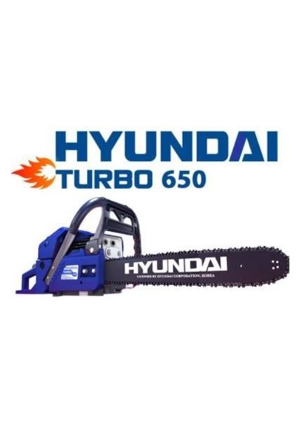 Hyundaı Turbo 650 Motorlu Ağaç Kesme Makinası