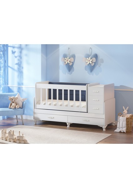 Uyku Setli Yataklı Sallanan Büyüyen Beşik