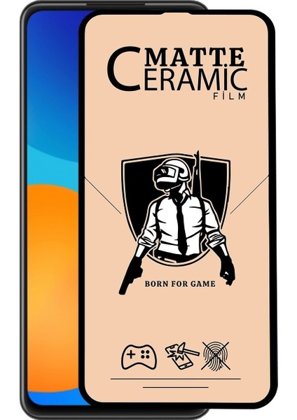 Inoomi General Mobile GM21 Pro Tam Kaplayan Mat Seramik Nano Esnek Ekran Koruyucu Cam