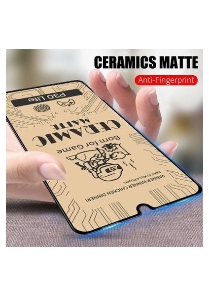 Inoomi General Mobile GM21 Pro Tam Kaplayan Mat Seramik Nano Esnek Ekran Koruyucu Cam