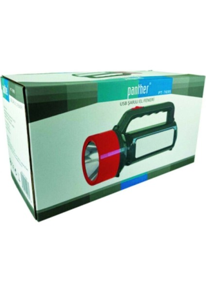 Pt- 7695 Şarjlı Spot LED Fener