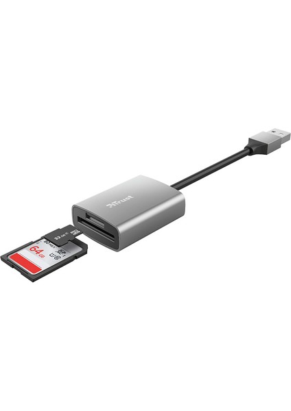 24135 Dalyx Fast Alüminyum Usb 3.2 Kart Okuyucu (SD & Micro SD)