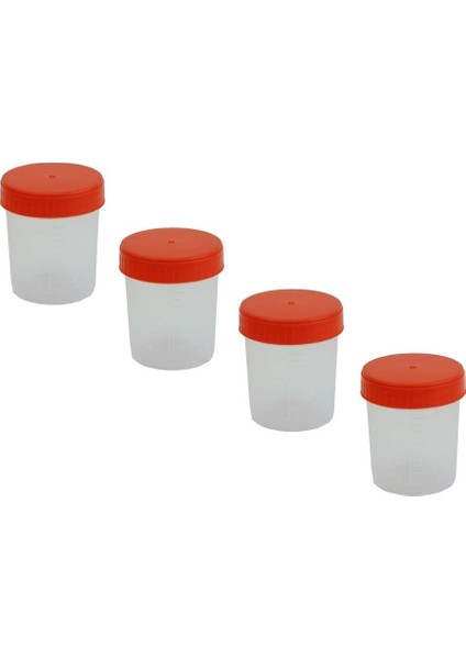 Idrar Bardağı (Numune Kabı) Steril 100 ml 4 Adet