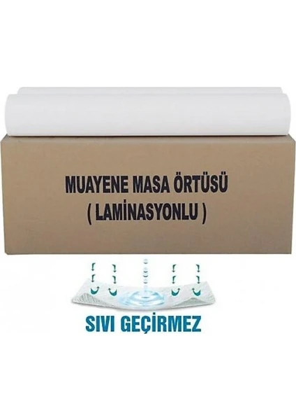 Muayene Masa Sedye Örtüsü Lamineli 50 mt x 4 Rulo