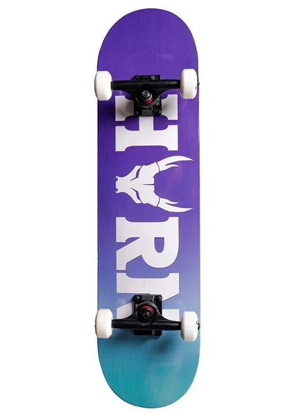 Horn Skateboards Horn 8.0 ClassicLogo Purple Complete Profesyonel KAYKAY869HORN3