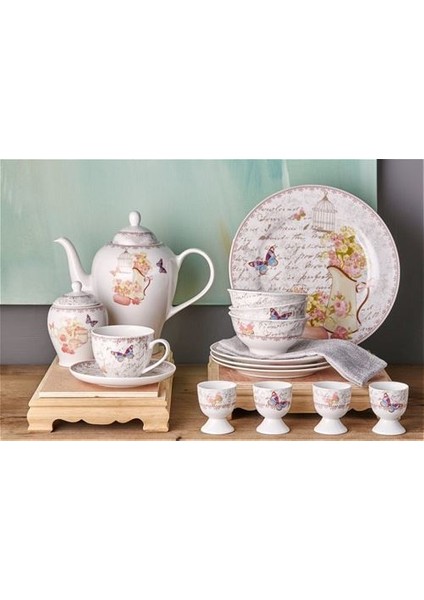 Paris 44 Parça 6 Kişilik Kahvaltı Takımı