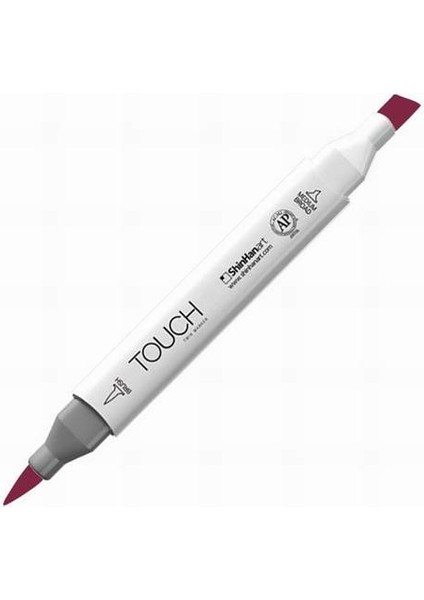 R1 Twin Brush Marker Wine Red