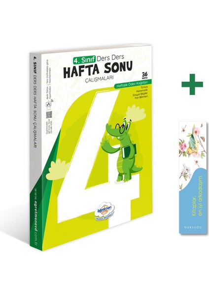 - 4. Sınıf Ders Ders Hafta Sonu Çalışmaları - Baksada Kitap Ayracı