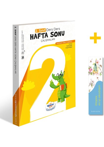 - 2. Sınıf Ders Ders Hafta Sonu Çalışmaları - Baksada Kitap Ayracı