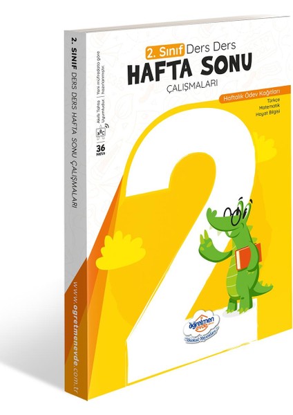 - 2. Sınıf Ders Ders Hafta Sonu Çalışmaları - Baksada Kitap Ayracı