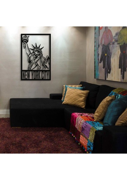 Özgürlük Heykeli Newyork City Metal Tablo