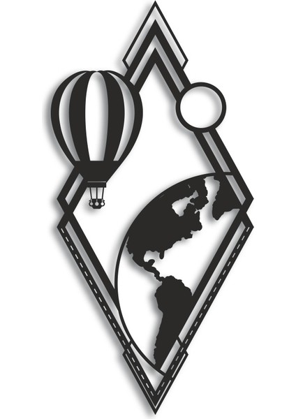 Kapadokya Balon Metal Duvar Dekoru indirimleri