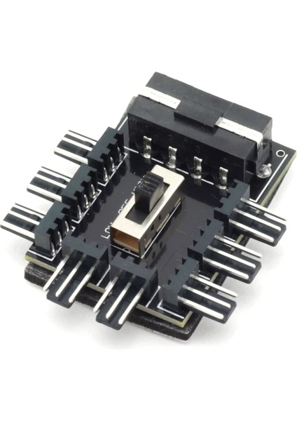 Fan Kontrol 8 Kanal 3 Pin Fan Splitter - Çoklayıcı