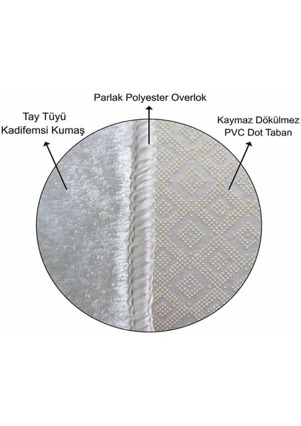 Otantik Desenli Yuvarlak Jüt Örme Doğal Hasır Kilim Daire Halı JUT-3009