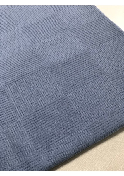 King Size Pike, %100 Pamuk, Açık İndigo