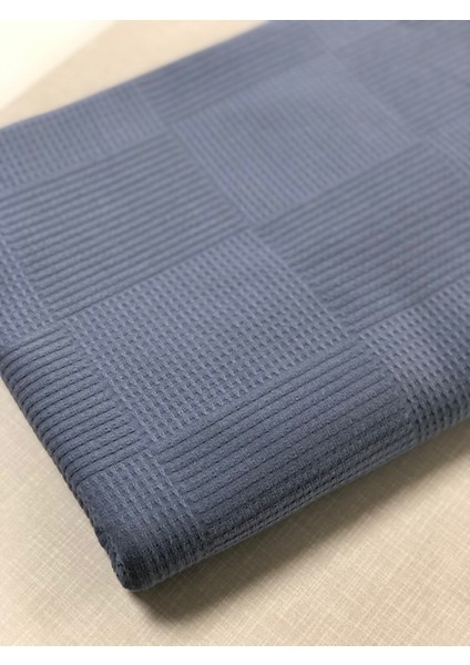 King Size Pike, %100 Pamuk, Açık İndigo