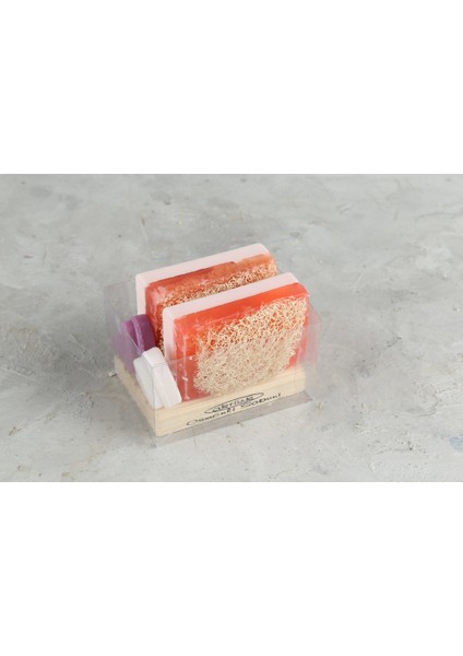 Eşek Sütlü & Çilekli Kabak Lifli 2'li Sabun 240GR