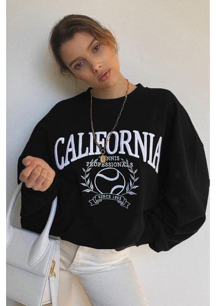 Mad Girls Siyah Sweatshirt MG1112