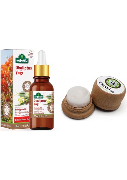 Arifoğlu Okaliptus Yağı 20 ml + Mentol Taşı 7 Gr.