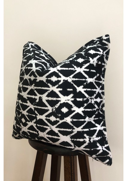 Geometrik Desenli Boho Kırlent Kılıfı