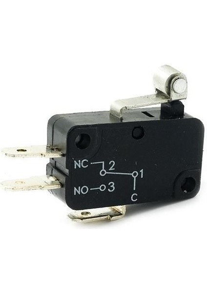 10A 220V Kısa Makaralı Mikro Switch