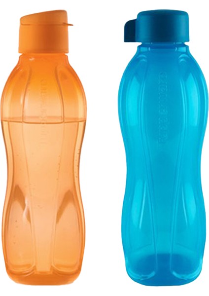 Eko Şişe Suluk 750 ml Turuncu Mavi 2'li Set