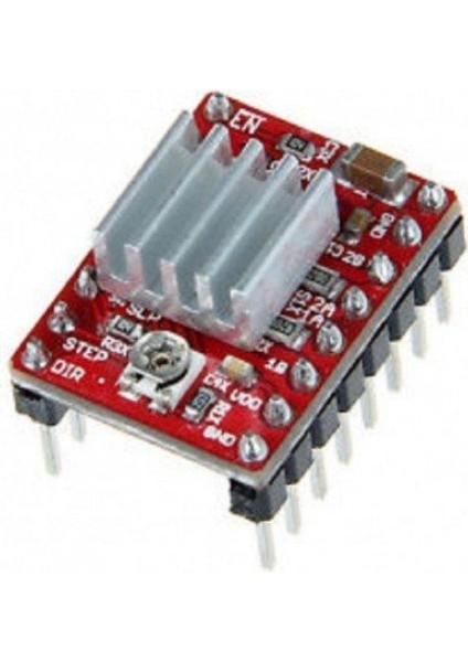 Sanec Soğutuculu A4988 Step Motor Sürücü 5 Modlu Korumalı Orijinal