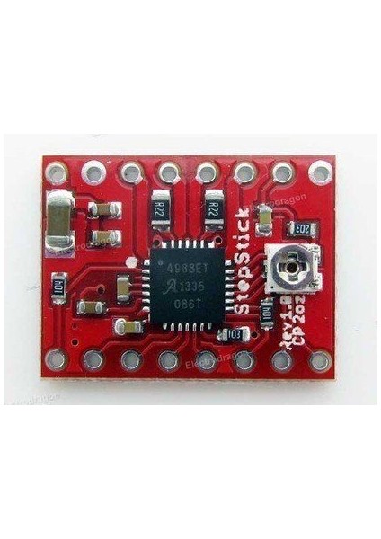 Sanec Soğutuculu A4988 Step Motor Sürücü 5 Modlu Korumalı Orijinal